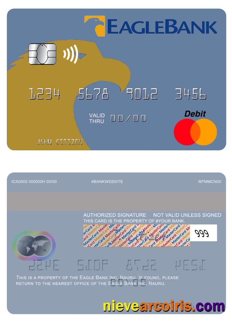 Nauru Eagle Bank Inc mastercard